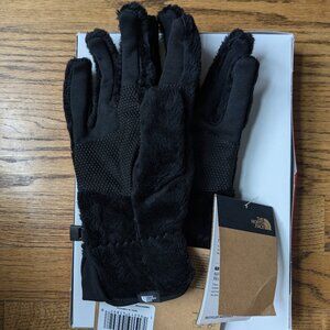 The North Face black women warm osito etip winter gloves new with tags size L